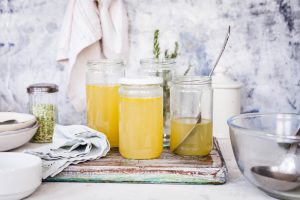 Recipe for how to make bone broth in five minutes